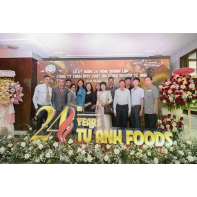 Lễ kỷ niệm 24 năm thành lập Công ty TNHH MTV Suất Ăn Công Nghiệp Tú Anh