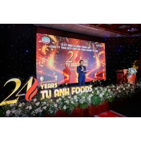 Hình ảnh và sảnh tiệc tại lễ kỷ niệm 24 năm thành lập công ty