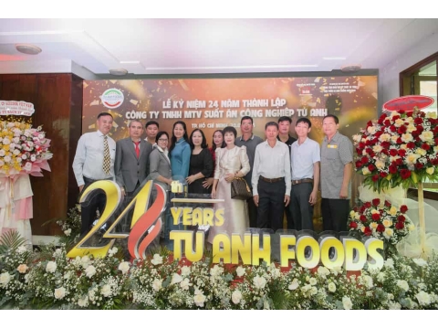 Lễ kỷ niệm 24 năm thành lập Công ty TNHH MTV Suất Ăn Công Nghiệp Tú Anh