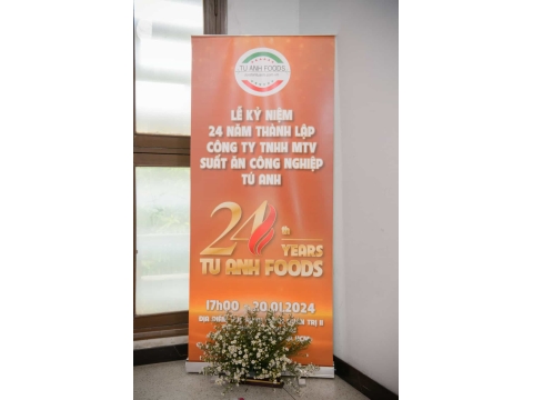 Lễ kỷ niệm 24 năm thành lập Công ty TNHH MTV Suất Ăn Công Nghiệp Tú Anh