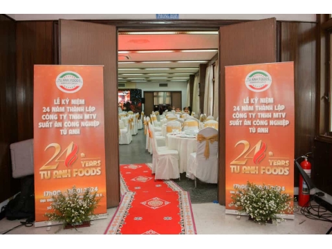 Lễ kỷ niệm 24 năm thành lập Công ty TNHH MTV Suất Ăn Công Nghiệp Tú Anh