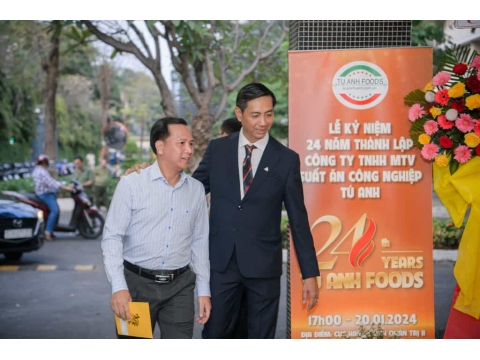 Lễ kỷ niệm 24 năm thành lập Công ty TNHH MTV Suất Ăn Công Nghiệp Tú Anh