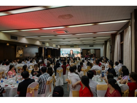 Hình ảnh và sảnh tiệc tại lễ kỷ niệm 24 năm thành lập công ty