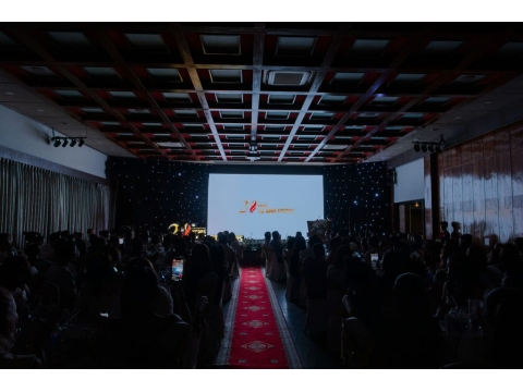 Hình ảnh và sảnh tiệc tại lễ kỷ niệm 24 năm thành lập công ty