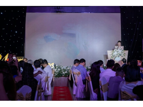 Hình ảnh và sảnh tiệc tại lễ kỷ niệm 24 năm thành lập công ty