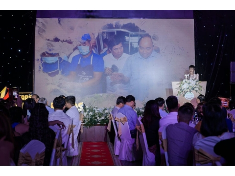 Hình ảnh và sảnh tiệc tại lễ kỷ niệm 24 năm thành lập công ty