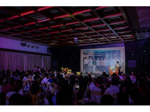 Hình ảnh và sảnh tiệc tại lễ kỷ niệm 24 năm thành lập công ty