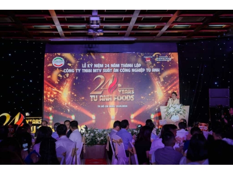 Lễ kỷ niệm 24 năm thành lập Công ty TNHH MTV Suất Ăn Công Nghiệp Tú Anh