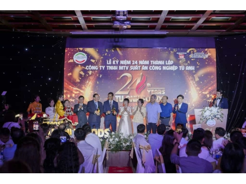 Lễ kỷ niệm 24 năm thành lập Công ty TNHH MTV Suất Ăn Công Nghiệp Tú Anh