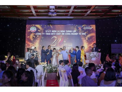 Lễ kỷ niệm 24 năm thành lập Công ty TNHH MTV Suất Ăn Công Nghiệp Tú Anh