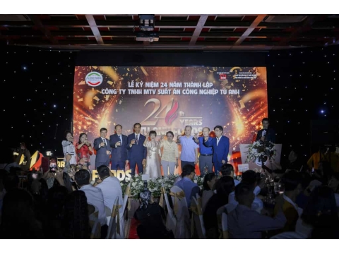 Lễ kỷ niệm 24 năm thành lập Công ty TNHH MTV Suất Ăn Công Nghiệp Tú Anh