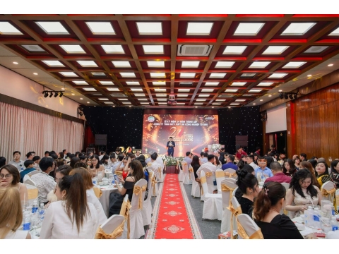 Hình ảnh và sảnh tiệc tại lễ kỷ niệm 24 năm thành lập công ty