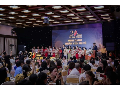 Lễ kỷ niệm 24 năm thành lập Công ty TNHH MTV Suất Ăn Công Nghiệp Tú Anh