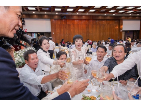 Hình ảnh và sảnh tiệc tại lễ kỷ niệm 24 năm thành lập công ty