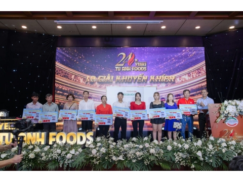 Hình ảnh và sảnh tiệc tại lễ kỷ niệm 24 năm thành lập công ty