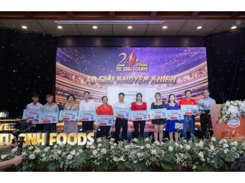 Lễ kỷ niệm 24 năm thành lập Công ty TNHH MTV Suất Ăn Công Nghiệp Tú Anh