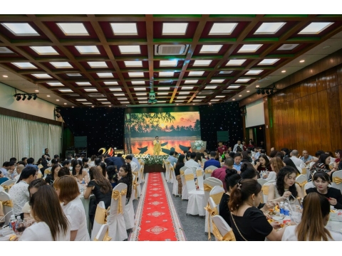 Hình ảnh và sảnh tiệc tại lễ kỷ niệm 24 năm thành lập công ty