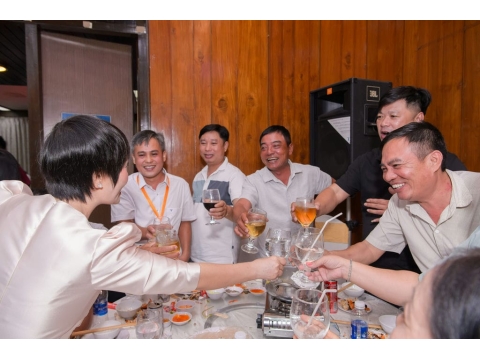 Hình ảnh và sảnh tiệc tại lễ kỷ niệm 24 năm thành lập công ty