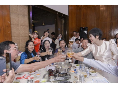 Hình ảnh và sảnh tiệc tại lễ kỷ niệm 24 năm thành lập công ty