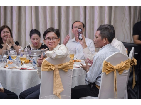 Hình ảnh và sảnh tiệc tại lễ kỷ niệm 24 năm thành lập công ty