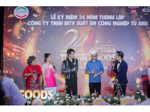Lễ kỷ niệm 24 năm thành lập Công ty TNHH MTV Suất Ăn Công Nghiệp Tú Anh