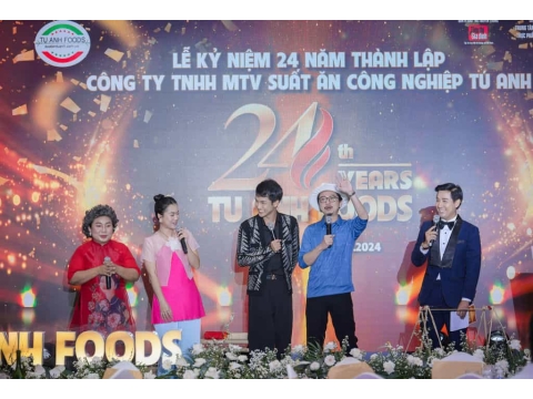 Lễ kỷ niệm 24 năm thành lập Công ty TNHH MTV Suất Ăn Công Nghiệp Tú Anh