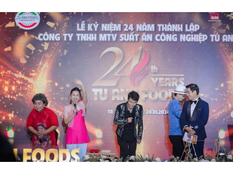 Lễ kỷ niệm 24 năm thành lập Công ty TNHH MTV Suất Ăn Công Nghiệp Tú Anh
