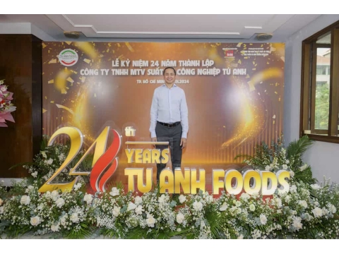 Lễ kỷ niệm 24 năm thành lập Công ty TNHH MTV Suất Ăn Công Nghiệp Tú Anh