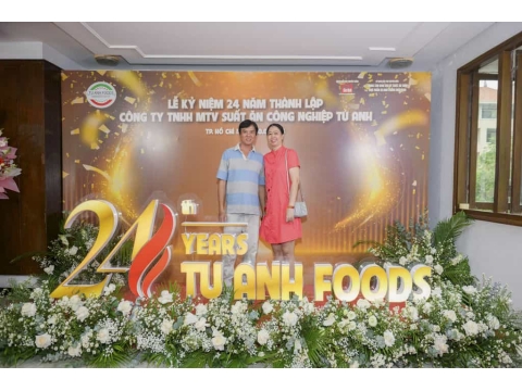 Lễ kỷ niệm 24 năm thành lập Công ty TNHH MTV Suất Ăn Công Nghiệp Tú Anh