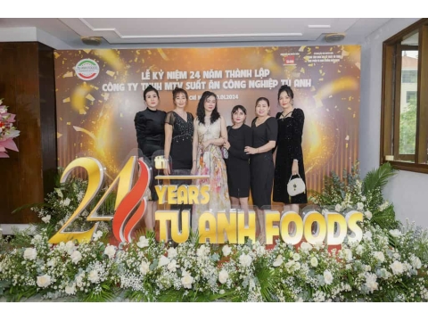 Lễ kỷ niệm 24 năm thành lập Công ty TNHH MTV Suất Ăn Công Nghiệp Tú Anh