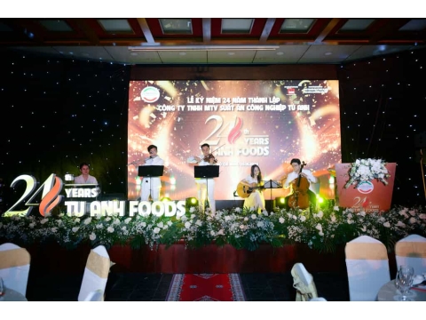 Lễ kỷ niệm 24 năm thành lập Công ty TNHH MTV Suất Ăn Công Nghiệp Tú Anh