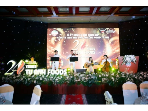 Lễ kỷ niệm 24 năm thành lập Công ty TNHH MTV Suất Ăn Công Nghiệp Tú Anh