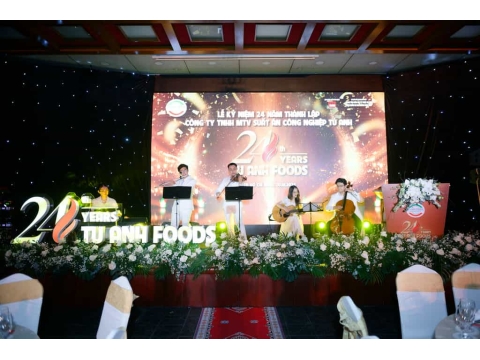 Lễ kỷ niệm 24 năm thành lập Công ty TNHH MTV Suất Ăn Công Nghiệp Tú Anh