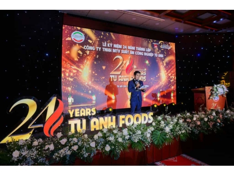 Lễ kỷ niệm 24 năm thành lập Công ty TNHH MTV Suất Ăn Công Nghiệp Tú Anh