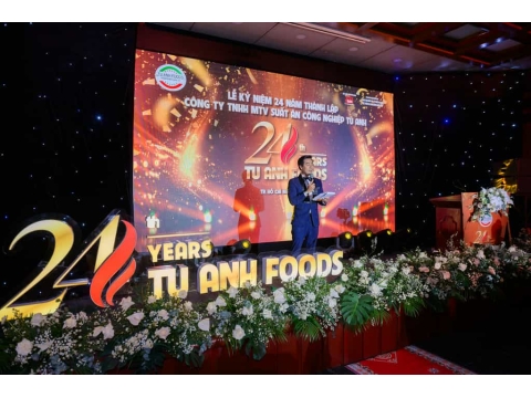 Lễ kỷ niệm 24 năm thành lập Công ty TNHH MTV Suất Ăn Công Nghiệp Tú Anh
