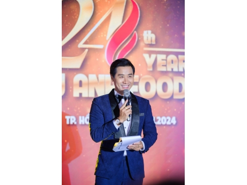 Hình ảnh và sảnh tiệc tại lễ kỷ niệm 24 năm thành lập công ty