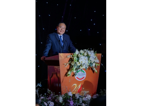 Hình ảnh và sảnh tiệc tại lễ kỷ niệm 24 năm thành lập công ty