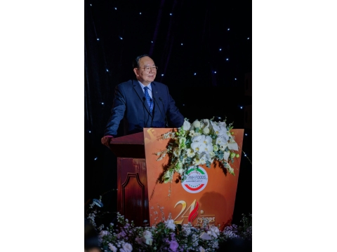 Hình ảnh và sảnh tiệc tại lễ kỷ niệm 24 năm thành lập công ty