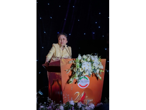 Hình ảnh và sảnh tiệc tại lễ kỷ niệm 24 năm thành lập công ty