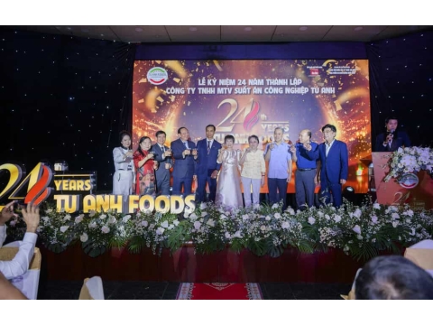 Lễ kỷ niệm 24 năm thành lập Công ty TNHH MTV Suất Ăn Công Nghiệp Tú Anh