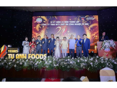 Lễ kỷ niệm 24 năm thành lập Công ty TNHH MTV Suất Ăn Công Nghiệp Tú Anh