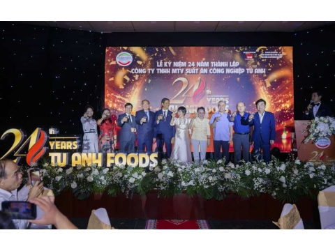Lễ kỷ niệm 24 năm thành lập Công ty TNHH MTV Suất Ăn Công Nghiệp Tú Anh