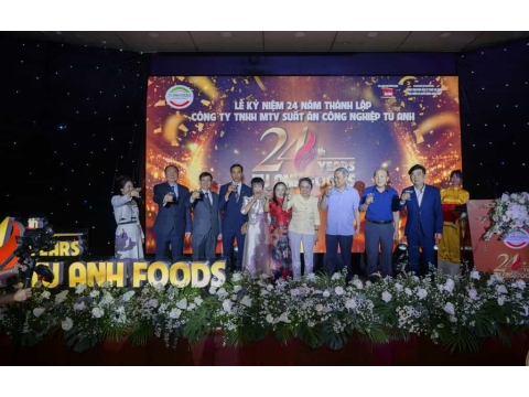 Lễ kỷ niệm 24 năm thành lập Công ty TNHH MTV Suất Ăn Công Nghiệp Tú Anh