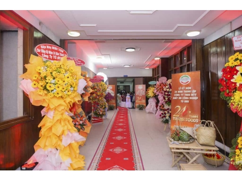 Lễ kỷ niệm 24 năm thành lập Công ty TNHH MTV Suất Ăn Công Nghiệp Tú Anh