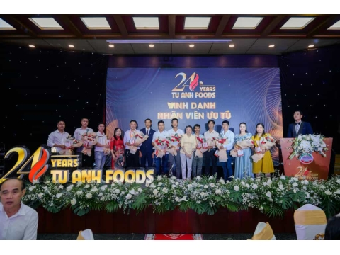 Lễ kỷ niệm 24 năm thành lập Công ty TNHH MTV Suất Ăn Công Nghiệp Tú Anh