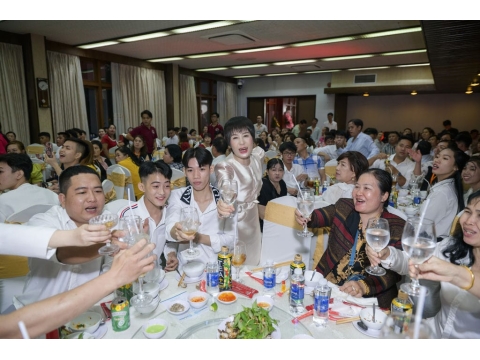 Hình ảnh và sảnh tiệc tại lễ kỷ niệm 24 năm thành lập công ty