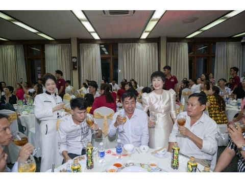 Hình ảnh và sảnh tiệc tại lễ kỷ niệm 24 năm thành lập công ty