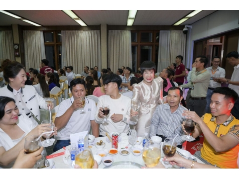 Hình ảnh và sảnh tiệc tại lễ kỷ niệm 24 năm thành lập công ty